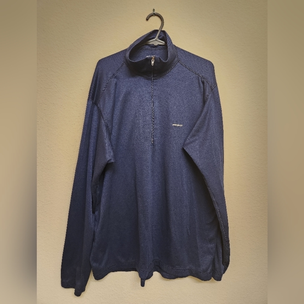 Patagonia Men’s Capilene Zip-Neck Long sleeve Size Large